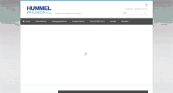 Desktop Screenshot of hummel-praezision.de